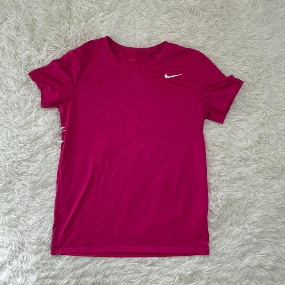 Nike athletic gym yoga pink dri-fit tee Size XS